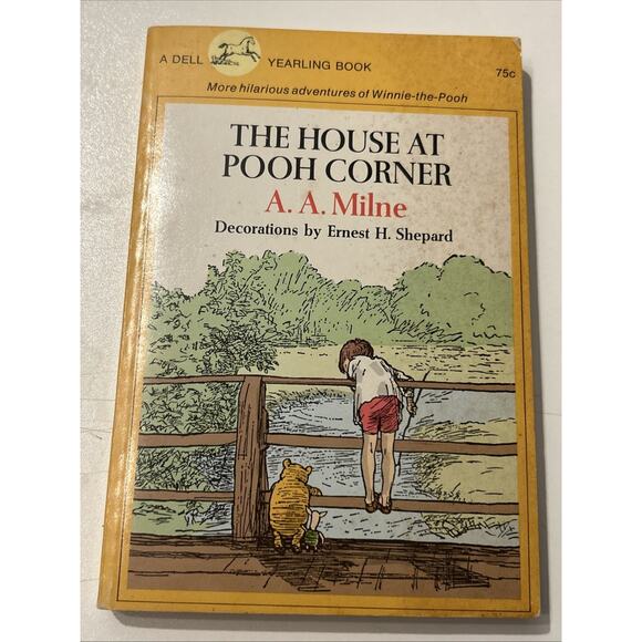 The House at Pooh Corner by A. A. Milne 1970 Vintage Paperback Book, Dell Book - Picture 1 of 15